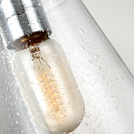 Бра с плафоном в форме колокола из прозрачного стекла с пузырьками Feiss варинант исполнения - 5 | Loft Concept в Екатеринбурге