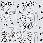 Плитка с узором Граффити 3 варинант исполнения - 1 | Loft Concept в Екатеринбурге