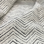 Мебельная ткань Шенилл черно-белый принт 145 см T3-38 варинант исполнения - 1 | Loft Concept в Екатеринбурге