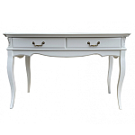 Консоль белого цвета из массива бука в стиле прованс White Provence варинант исполнения - 2 | Loft Concept в Екатеринбурге