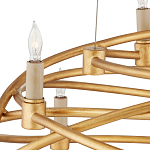 Люстра золотая в форме спирали Fancy Pattern варинант исполнения - 1 | Loft Concept в Екатеринбурге