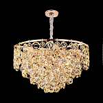 Люстра каскадная с подвесками в форме колец Galaxy of Light варинант исполнения - 6 | Loft Concept в Екатеринбурге