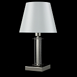 Настольная лампа с белым тканевым абажуром в форме конуса Laurent варинант исполнения - 4 | Loft Concept в Екатеринбурге