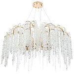 Люстра с хрустальными подвесками Bunch of Crystal Berries Gold Chandelier 12 варинант исполнения - 1 | Loft Concept в Екатеринбурге
