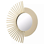 Зеркало-солнце круглое с золотистыми лучами SunMoon  варинант исполнения - 1 | Loft Concept в Екатеринбурге