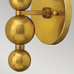 Бра с белым матовым стеклянным плафоном и тремя декоративными шарами Hinkley варинант исполнения - 8 | Loft Concept в Екатеринбурге