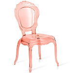 Прозрачный стул розовый LOUIS GHOST CHAIR Pink варинант исполнения - 1 | Loft Concept в Екатеринбурге