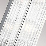  Бра для ванных комнат вертикальное с длинным прозрачным рифленым плафоном Feiss варинант исполнения - 3 | Loft Concept в Екатеринбурге