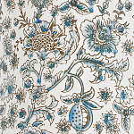 Настольная лампа цилиндрическая с цветочной росписью Lamp Flower Painting варинант исполнения - 1 | Loft Concept в Екатеринбурге