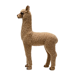 Декоративная статуя с мягкой шерстью Brown Alpaca варинант исполнения - 2 | Loft Concept в Екатеринбурге