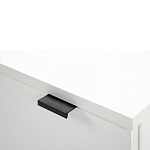 Тумба прикроватная белая с ящиками Strict Lines варинант исполнения - 4 | Loft Concept в Екатеринбурге