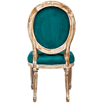 Стул из натурального бука зелёный с цветочным принтом Impressionism in Color варинант исполнения - 2 | Loft Concept в Екатеринбурге