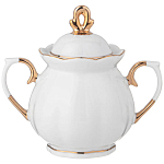 Чайный сервиз из фарфора со стразами на 6 персон 15 предметов Shine Porcelain варинант исполнения - 2 | Loft Concept в Екатеринбурге