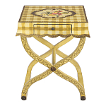 Приставной столик с ящиком в стиле ретро Vintage Rustic Tablecloth варинант исполнения - 1 | Loft Concept в Екатеринбурге