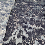 Мебельная ткань Вышивка серый цвет 130 см T2-39 варинант исполнения - 1 | Loft Concept в Екатеринбурге