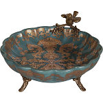 Блюдо фарфоровое Птица на ветке Flora варинант исполнения - 2 | Loft Concept в Екатеринбурге