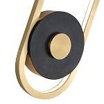 Бра с овальной рамой цвета латунь Midnight Orbit варинант исполнения - 2 | Loft Concept в Екатеринбурге