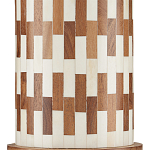 Настольная лампа с узором вдоль колоннообразного основания Brick Surface варинант исполнения - 1 | Loft Concept в Екатеринбурге