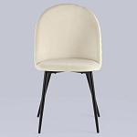 Мягкий стул в бежевом велюре Miruna Chair варинант исполнения - 3 | Loft Concept в Екатеринбурге