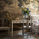 Обои ручная роспись Monuments of Paris Roberts on antique scenic Xuan paper варинант исполнения - 2 | Loft Concept в Екатеринбурге