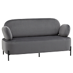 Диван в велюровой обивке серого цвета COLOR BLOCK варинант исполнения - 1 | Loft Concept в Екатеринбурге