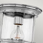 Потолочный светильник для ванных комнат с цилиндрическим стеклянным плафоном и одной лампой Hinkley варинант исполнения - 15 | Loft Concept в Екатеринбурге