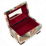 Шкатулка из натурального камня змеевик Stone Casket варинант исполнения - 3 | Loft Concept в Екатеринбурге