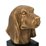 Держатель для книг с бронзовыми фигурками головы собаки Dog Elegance  варинант исполнения - 4 | Loft Concept в Екатеринбурге