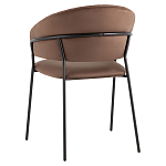 Стул в велюре коричневого цвета Horizon варинант исполнения - 5 | Loft Concept в Екатеринбурге