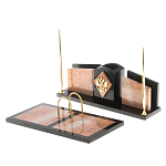 Настольный письменный набор из розового мрамора Marble Accessory варинант исполнения - 2 | Loft Concept в Екатеринбурге
