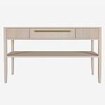 Дизайнерская Консоль с полкой и ящиком Primo Светлый дуб варинант исполнения - 7 | Loft Concept в Екатеринбурге