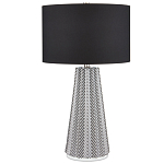 Настольная лампа с черно-белым узором Wavy Stripes варинант исполнения - 2 | Loft Concept в Екатеринбурге