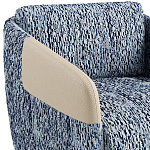 Дизайнерское Кресло William с кожаными подлокотниками  варинант исполнения - 3 | Loft Concept в Екатеринбурге