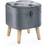 Пуф Leather with a snap варинант исполнения - 1 | Loft Concept в Екатеринбурге