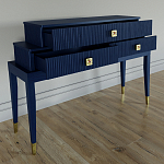 Премиальная Консоль с тремя ящиками Elsa Dreams Blue варинант исполнения - 2 | Loft Concept в Екатеринбурге