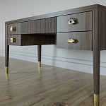 Письменный стол с 4-мя ящиками Elsa Dreams Walnut варинант исполнения - 4 | Loft Concept в Екатеринбурге