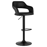 Барный стул черного цвета Strohach варинант исполнения - 1 | Loft Concept в Екатеринбурге