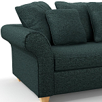 Мебельная ткань Шенилл темно-зеленый цвет 138 см T4-39 варинант исполнения - 5 | Loft Concept в Екатеринбурге