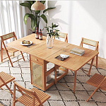 Обеденный стол раскладной из дерева Astiс Table варинант исполнения - 3 | Loft Concept в Екатеринбурге