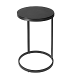 Кофейный столик круглый чёрный Compact Loft варинант исполнения - 2 | Loft Concept в Екатеринбурге