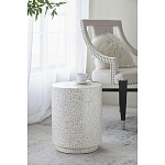 Приставной столик с рисунком из раковин устриц Bone Inlay варинант исполнения - 6 | Loft Concept в Екатеринбурге