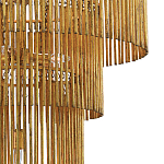 Люстра трёхъярусная золотого цвета Metal Tentacles варинант исполнения - 2 | Loft Concept в Екатеринбурге