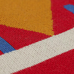 Плед хлопковый по мотивам чувашских орнаментов Ural and Siberian Patterns варинант исполнения - 4 | Loft Concept в Екатеринбурге