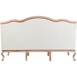 Трехместный диван из массива бука бежевый с растительным орнаментом Raffael Renaissance Beige Sofa варинант исполнения - 2 | Loft Concept в Екатеринбурге