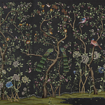 Обои ручная роспись St Laurent Casino metallic silk варинант исполнения - 3 | Loft Concept в Екатеринбурге