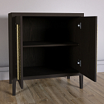 Современный Буфет Primo с 2 дверцами Темный орех варинант исполнения - 3 | Loft Concept в Екатеринбурге