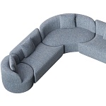 Угловой модульный диван Calypso с поворотным механизмом  варинант исполнения - 8 | Loft Concept в Екатеринбурге