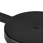 Настольная лампа с черным каркасом и белым тканевым абажуром в форме конуса Stylish Solution варинант исполнения - 2 | Loft Concept в Екатеринбурге