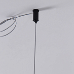 Люстра подвесная светодиодная черный металл Ring Horizontal варинант исполнения - 7 | Loft Concept в Екатеринбурге