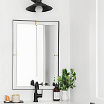 Зеркало прямоугольное в черной раме Gwendelyn варинант исполнения - 3 | Loft Concept в Екатеринбурге